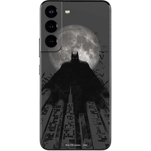 DC Comics Batman On City with Moon Art Galaxy S22 Skin